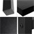 ML-Design desk black, 120x60x75 cm, aud MDF and metal powder coated