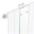 Radiateur de salle de bain plat avec miroir 1200x450 mm blanc ML-Design