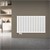 Painel radiador de dupla camada 600x1020 mm branco incl. conjunto de ligação à parede ML-Design