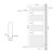 Elektrisk badeværelsesradiator med varmeelement 1200W 500x1600 mm Hvid med termostat Digitalt display LuxeBath