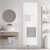 Radiateur de salle de bain 1800x604 mm blanc avec sol Garniture de raccordement y compris 2x supports de serviette ML-Design