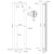 Badheizkörper 1800x452 mm Weiß mit Wand Anschlussgarnitur inkl. 2x Handuchhalter ML-Design