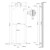 Badheizkörper 1600x604 mm Weiß mit Boden Anschlussgarnitur inkl. 1x Handuchhalter ML-Design