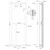 Bathroom radiator 1800x604 mm anthracite with floor connection set ML-Design