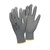 Work gloves 48 pair with PU coating gray size M