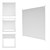 Plissee Weiß 80x200 cm inkl. Befestigungsmaterial