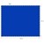 Abdeckplane mit Ösen 8x10 m 180g/m² Blau aus Polyethylen