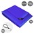 Telone con occhielli 4x3 m 650 g/m² con 10 cinghie elastiche PVC blu