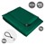 Presenning med öljetter 3x4 m 650 g/m² med 10 elastiska band Grön av PVC