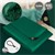 Tarpaulin with eyelets 5x9 m 650 g/m² with 10 elastic bands Green made of PVC