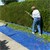 Abdeckplane mit Ösen 4x6 m 180g/m² Blau aus Polyethylen