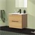 Ensemble de meubles de salle de bains 2 pièces avec meuble bas et lavabo Marron en MDF ML-Design