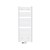 Radiator de baie Sahara 600x1500 mm Alb curbat cu racord central ?i set de racord universal