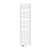 Radiator de baie 400x1800 mm Alb, curbat, set de racordare la perete