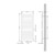 Badheizkörper Steam Design 600x1186 mm Weiß mit Wand Anschlussgarnitur