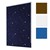 Verdunkelungsrollo blau mit Sternen, 100x150 cm, inkl. Befestigungsmaterial