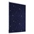 Verdunkelungsrollo blau mit Sternen, 85x150 cm, inkl. Befestigungsmaterial