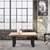 Kávézóasztal 100x60x47 cm természetes acél és mangófa WOMO design