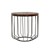Konferencný stolík okrúhly Ø 50x50 cm Prírodný/cierny kov WOMO Design