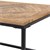 Dohányzóasztal 120x60x46 cm Természetes fém és mangófa WOMO Design