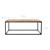 Sofabord 120x60x46 cm Naturligt metal og mangotræ WOMO Design