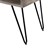 Konferencní stolek 100x50x49 cm Šedé mangové drevo s kovovým rámem WOMO Design
