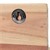 Nástenná police 110x23x18 cm prírodní akáciové drevo WOMO-Design