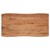 Table basse WOMO-DESIGN naturel/noir, 120x60 cm, bois d'acacia avec cadre métallique