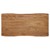 Couchtisch silber 120x60 cm aus Akazienholz mit Metallgestell WOMO-Design
