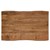 WOMO-DESIGN coffee table brown/black, 110x70 cm, acacia wood with metal frame X-feet