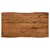 Table basse WOMO-DESIGN marron/noir, 110x60 cm, bois d'acacia avec cadre en métal