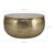 Sofabord rundt Ø 60x305 cm guld af aluminiumslegering i hammeret finish WOMO-Design
