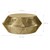 WOMO-DESIGN coffee table, Ø 73x28.5 cm, gold, made of hammered aluminium alloy
