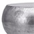 Stolik kawowy WOMO-DESIGN, Ø 80x30 cm, srebrny, wykonany z mlotkowanego stopu aluminium