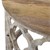 Konferencný stolík Ø 75x35 cm biely/prírodné mangové drevo WOMO-Design