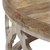 Konferencný stolík Ø 75x35 cm biele mangové drevo WOMO-Design