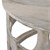 Konferencní stolek Ø 75x35 cm Bílé mangové drevo WOMO Design