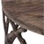 WOMO-DESIGN Table basse ronde marron foncé, Ø 75x35 cm, en bois de manguier massif