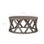 WOMO-DESIGN Hand-carved coffee table Athens, brown, Ø 75x35 cm, made of mango solid wood