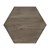 WOMO-DESIGN Hand-carved coffee table Bordeaux, brown, Ø 75x35 cm, made of solid mango wood