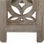 WOMO-DESIGN Mesa lateral esculpida à mão Bordeaux, castanha, Ø 45x55 cm, feita de madeira de manga maciça