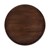 WOMO-DESIGN Mesa redonda de café castanha escura, Ø 75x35 cm, feita de madeira de manga maciça