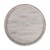 WOMO-DESIGN Mesa de centro tallada a mano Napoli, blanca, Ø 75x35 cm, de madera maciza de mango