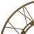 WOMO-DESIGN Zegar scienny okragly, Ø 76 x 5 cm, stare zloto, wykonany z zelaza