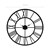 WOMO-DESIGN Wall clock round, Ø 92 x 5 cm, black, iron