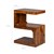 Sivupöytä S-muoto 45x30x60 cm ruskea akaasiapuu WOMO-Design