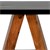 WOMO-DESIGN stolik boczny A-shape brazowy, 45x30x60 cm, wykonany z litego drewna akacjowego