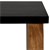 WOMO-DESIGN tavolino a forma di H marrone, 45x30x60 cm, in legno massiccio di acacia