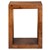 WOMO-DESIGN side table O-shape brown, 45x30x60 cm, made of solid acacia wood