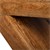 Mesa auxiliar WOMO-DESIGN en forma de R marrón, 45x30x60 cm, de madera de acacia maciza